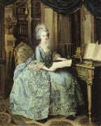 Lie Louis Perin-Salbreux Portrait of Marie Antoinette oil painting artist
